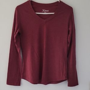 Natural Reflections V-Neck Long Sleeve